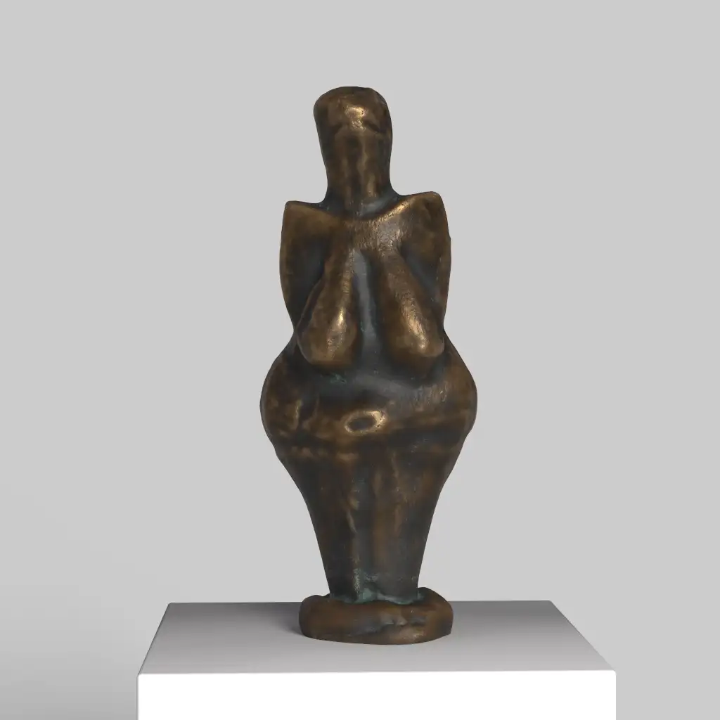 Replik der Venus von Dolní Věstonice im Naturhistorischen Museum Wien.