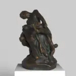 Skulptur von Ugolino und seinen Söhnen, detailreiche Darstellung der Verzweiflung.