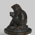 Replik der Skulptur von Zwei Freunden aus hochwertigem Harz.