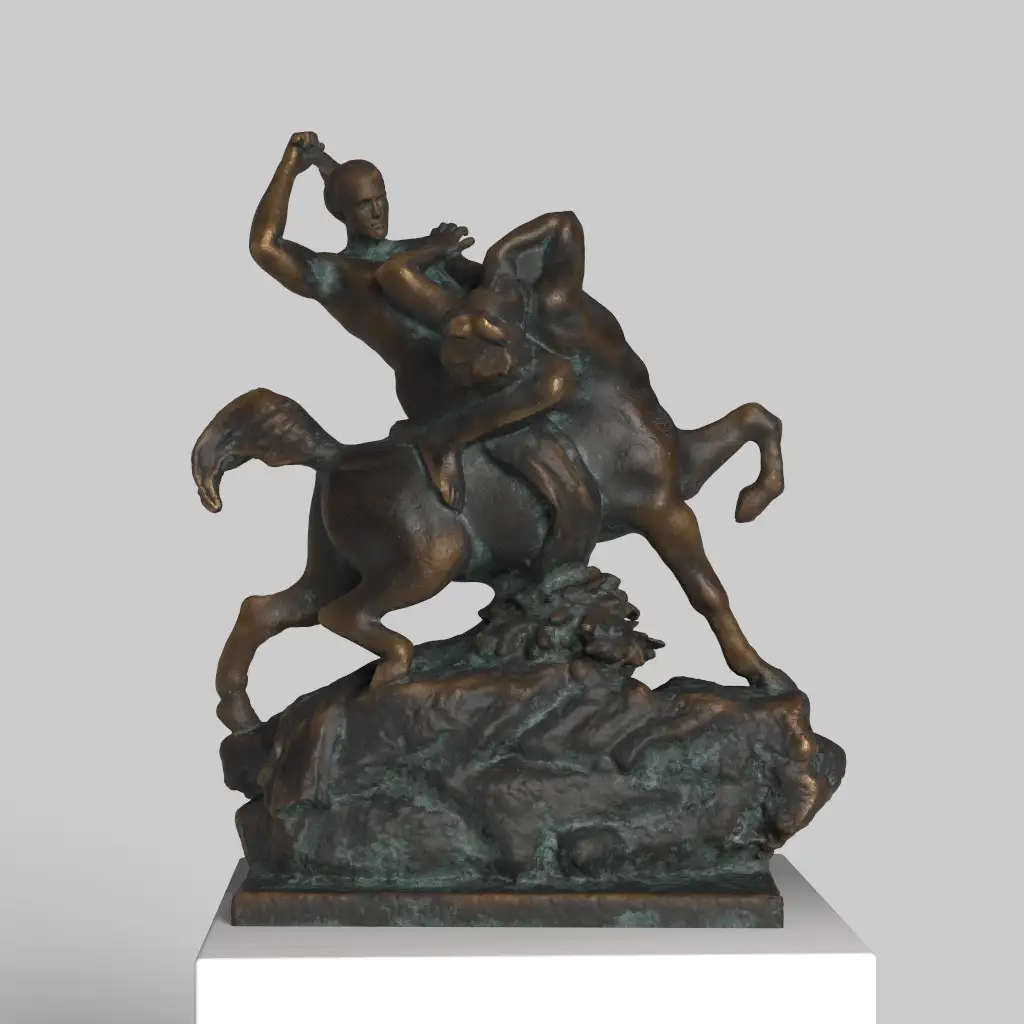 Replik der Skulptur von Theseus im Kampf gegen den Zentaur Biénor