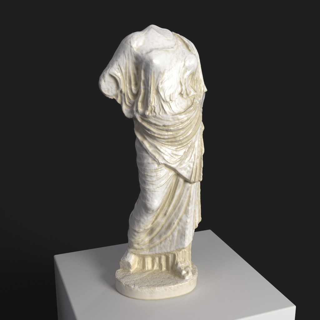 Skulptur des Torsos von Aphrodite 2, eine exquisite Replik der antiken griechischen Göttin.