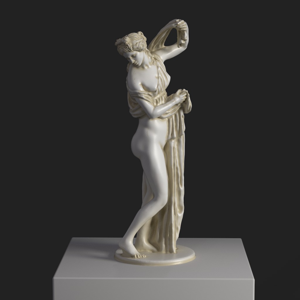 Nachbildung der Venus Callipyge im Louvre Paris