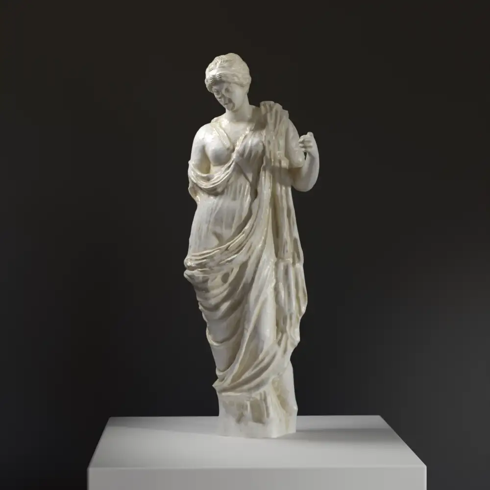 Statue einer bewaffneten Aphrodite aus hochwertigem Harz.