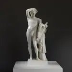 Statue von Apollo Lykeios in klassischem Stil.