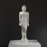 Replik der Statue von Aspelta aus dem Königreich Kush.
