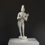 Statue von Chandikeshvara Chandeshwara, eine Replik mit detaillierter Darstellung.