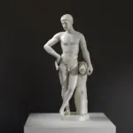 Statue von Meleager, eine Replik der griechischen Mythologie.
