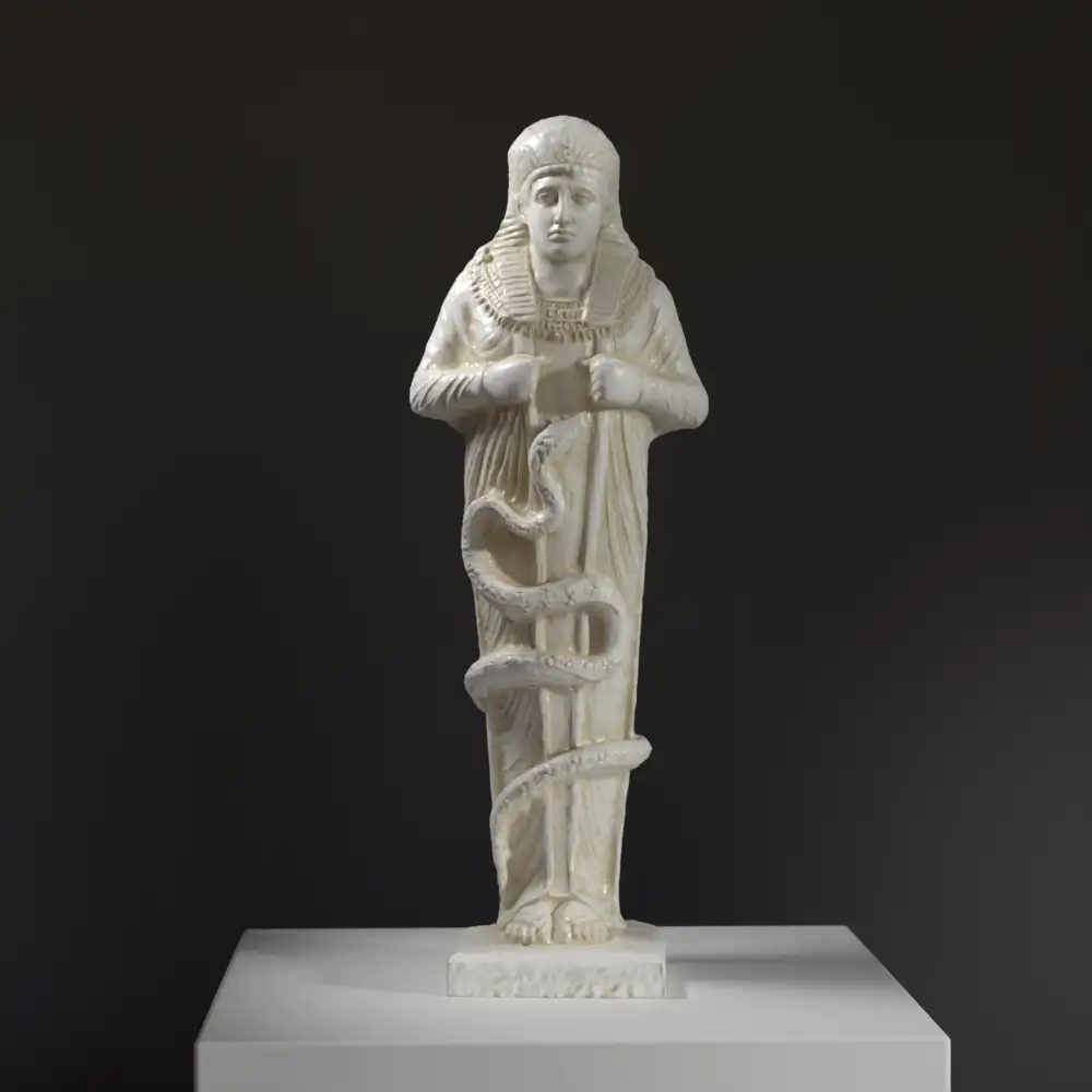 Statue von Osiris Chronocrator, antike ägyptische Gottheit.