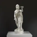 Replik der Statue von Odysseus, die den Zyklopen Polyphem darstellt.