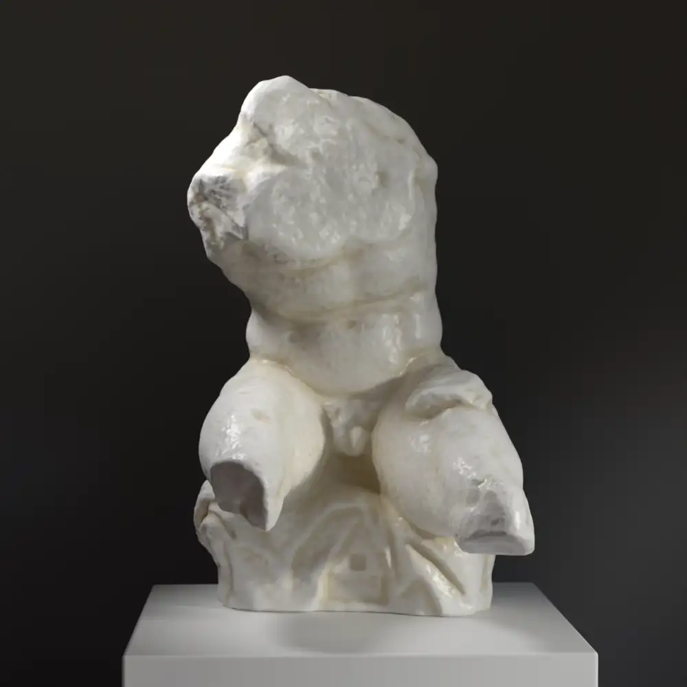 Replik der Skulptur des Belvedere-Torsos aus hochwertigem Harz.