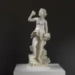 Skulptur der Klarheit im Schloss von Versailles, detailreiche Replik aus Harz.