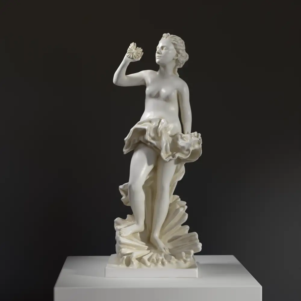 Skulptur der Klarheit im Schloss von Versailles, detailreiche Replik aus Harz.