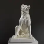 Replik der Skulptur des Hundes von Alkibiades, 2. Jahrhundert n. Chr.
