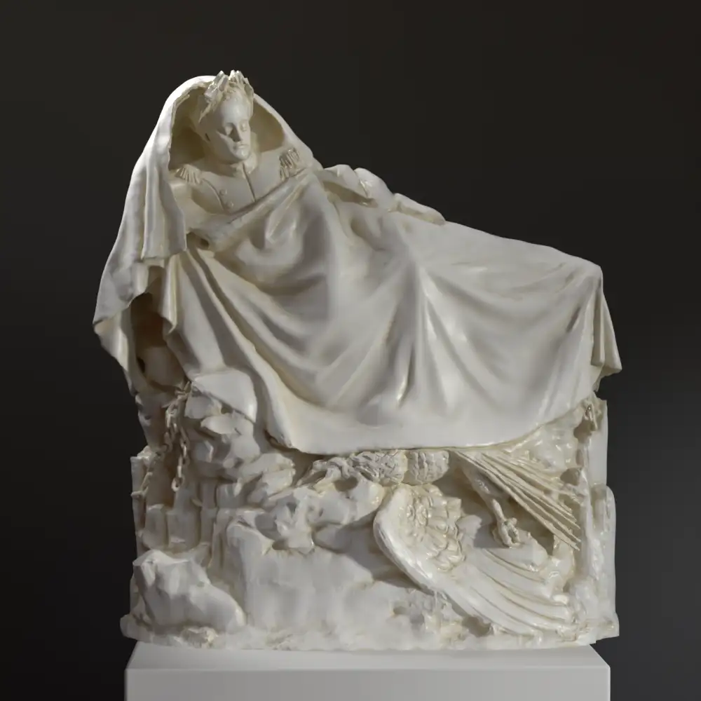 Replik der Skulptur des Traums von Napoleon im Louvre Paris