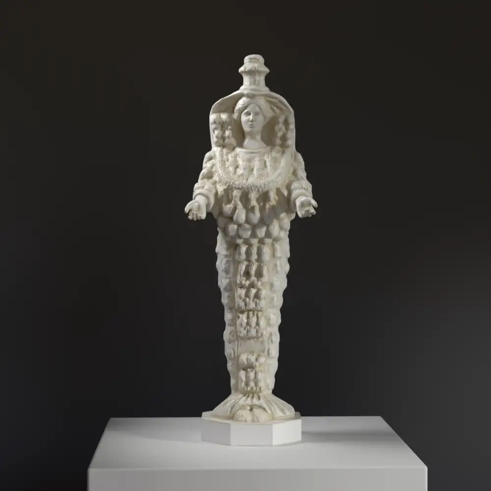 Skulptur der Ephesischen Artemis aus hochwertigem Harz.