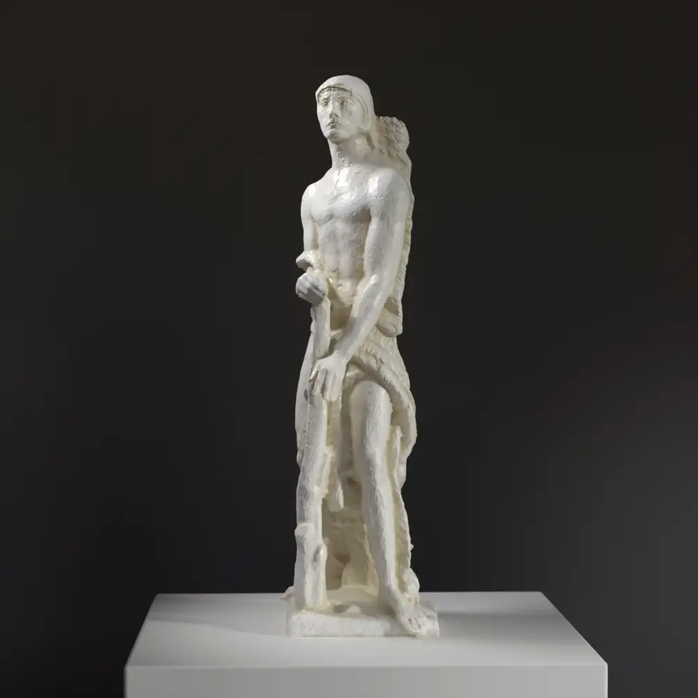 Skulptur der Kraft, eine beeindruckende Replik von Antoine Bourdelle.