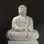 Skulptur des Großen Buddha von Kamakura, Japan, aus hochwertigem Harz.