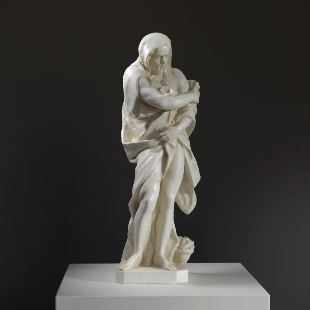 Replik der Skulptur 'Der Winter' von Giovanni Antonio Cybei.