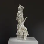 Replik der Torchère, eine neoklassizistische Skulptur von Albert Ernest Carrie Belleuse.