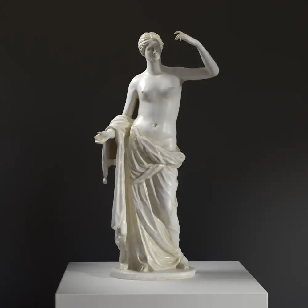 Skulptur der Venus im British Museum London, elegant und anmutig.