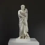 Büste von Virgil, eine neoklassizistische Skulptur aus hochwertigem Harz.