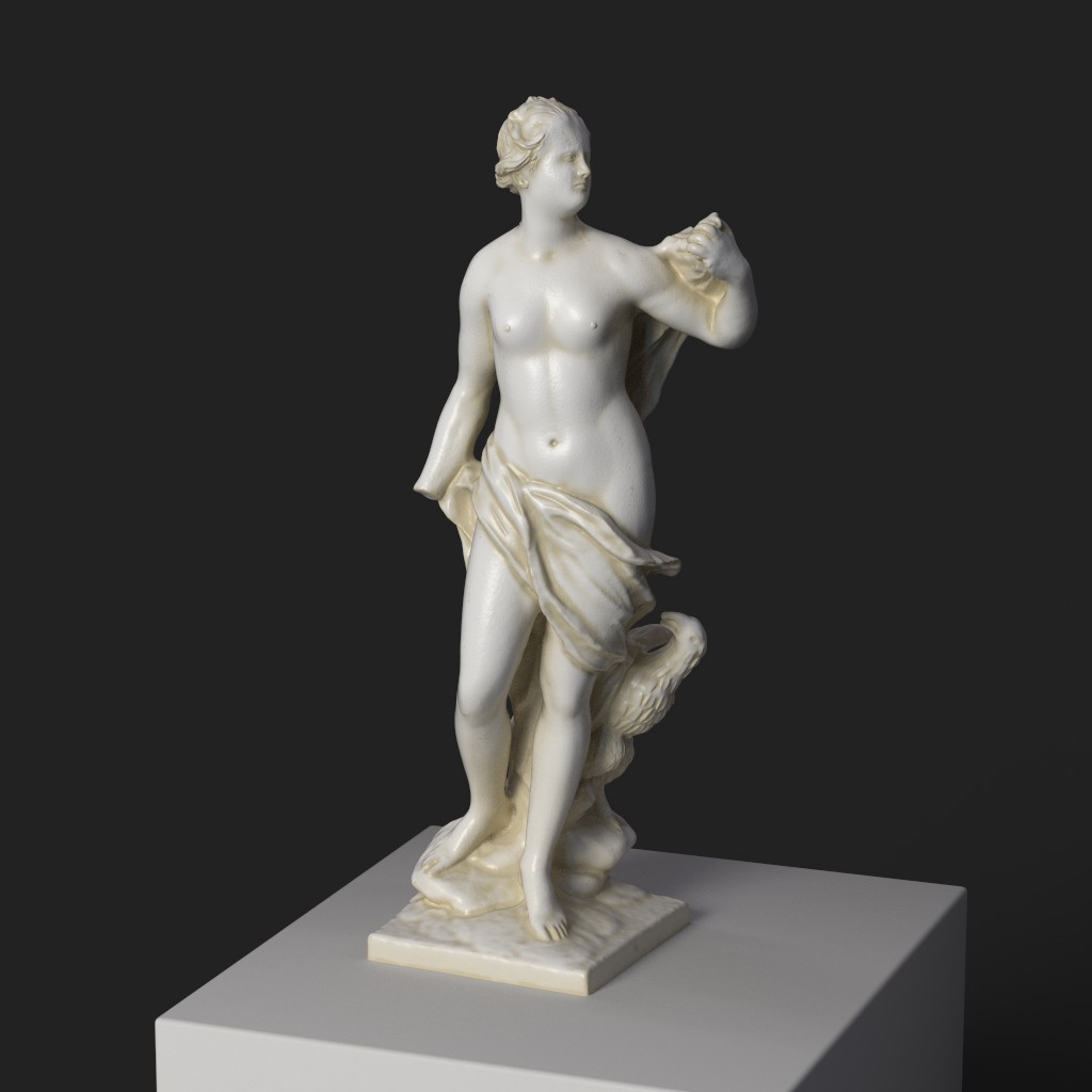 Replik der Skulptur von Pomona im Louvre Paris