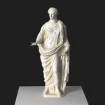 Replik der Statue von Demeter, Göttin der Landwirtschaft.