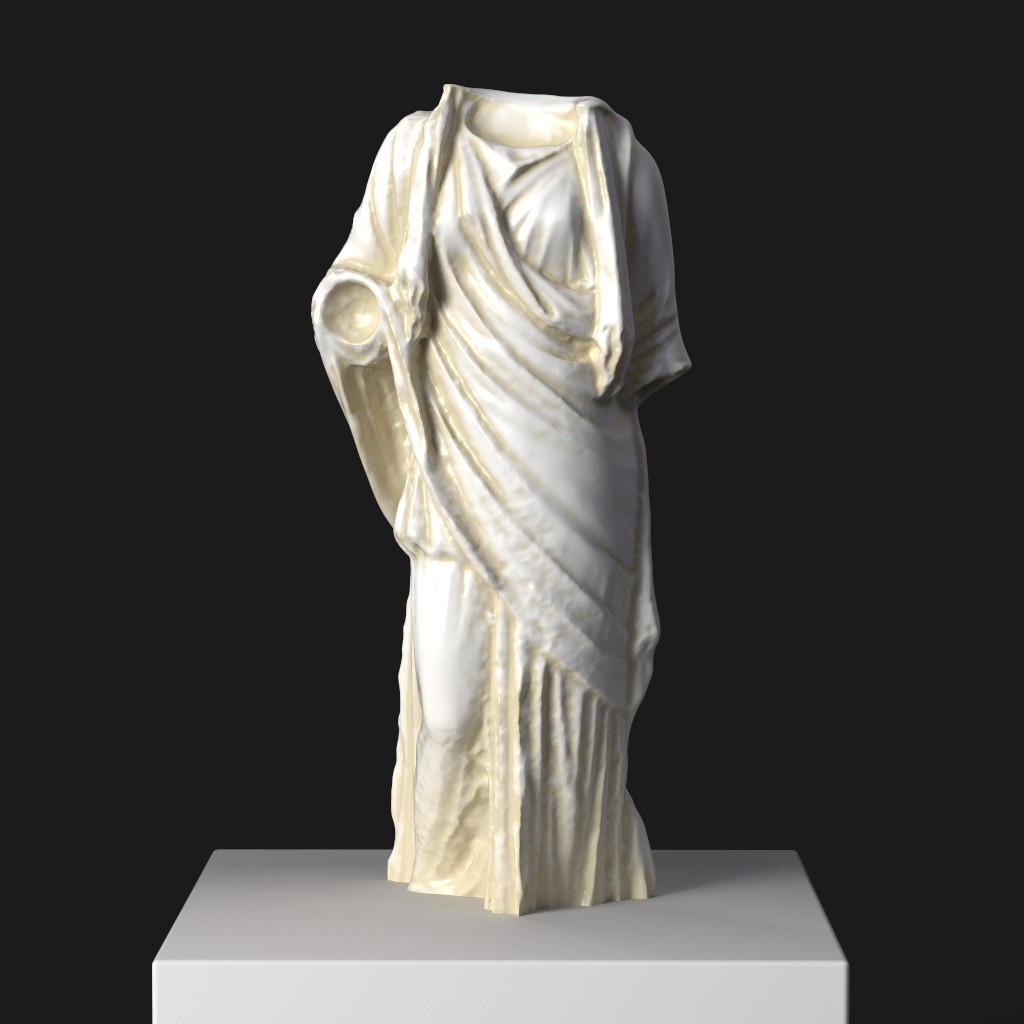 Statue von Isis oder einer Priesterin von Isis, gefertigt aus hochwertigem Harz.