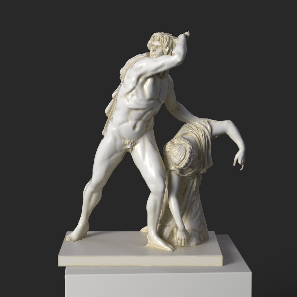 Replik der Skulptur des Ludovisi-Gaul, der sich und seine Frau tötet.