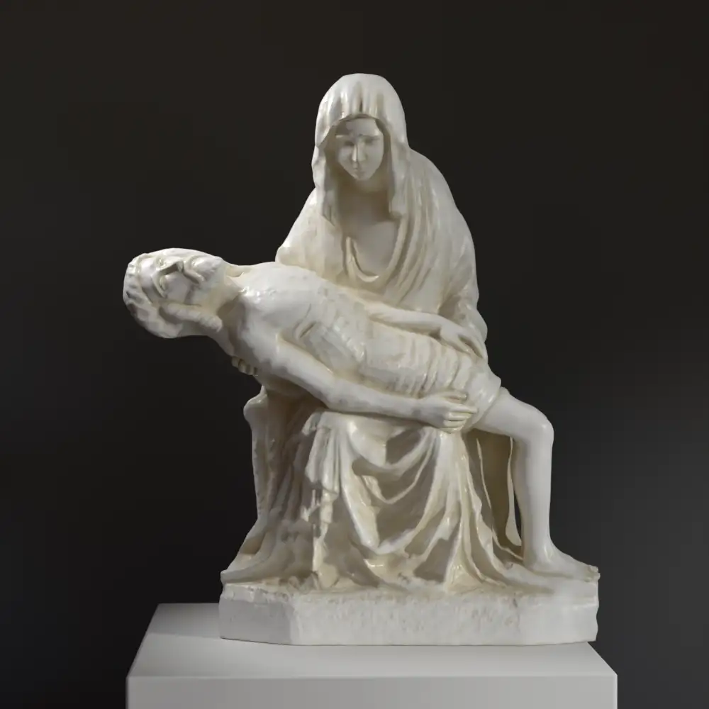 Skulptur der Pieta von Jedlka mit Maria und Jesus