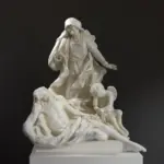 Nachbildung der Pietà von Antonio Bonazza, die Mitgefühl und Trauer darstellt.