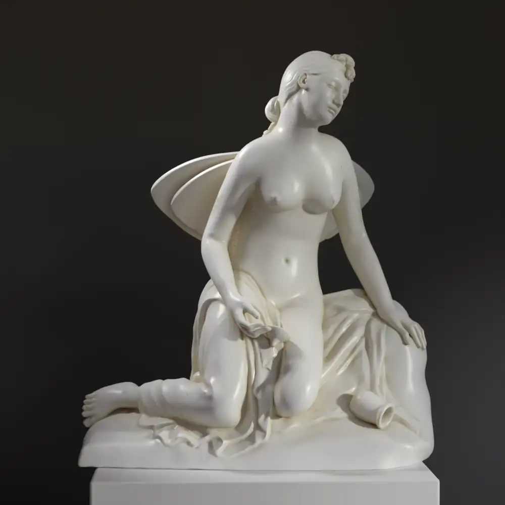 Skulptur der fainting Psyche, eine exquisite Replik von Pietro Tenerani