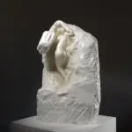 Replik der Skulptur der Erde und des Mondes mit Andromède und Fatigue.