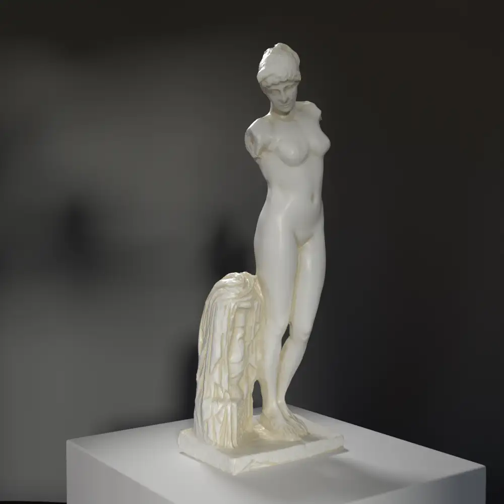 Statue der Esquiline Venus, die Venus aus dem Wasser emporsteigend.