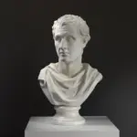 Büste von Menander, antike griechische Dramatiker.