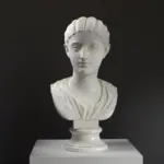 Büste von Publia Fulvia Plautilla, antike römische Skulptur.
