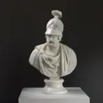 Replik der Skulptur von Pyrrhus in Florenz, Italien.