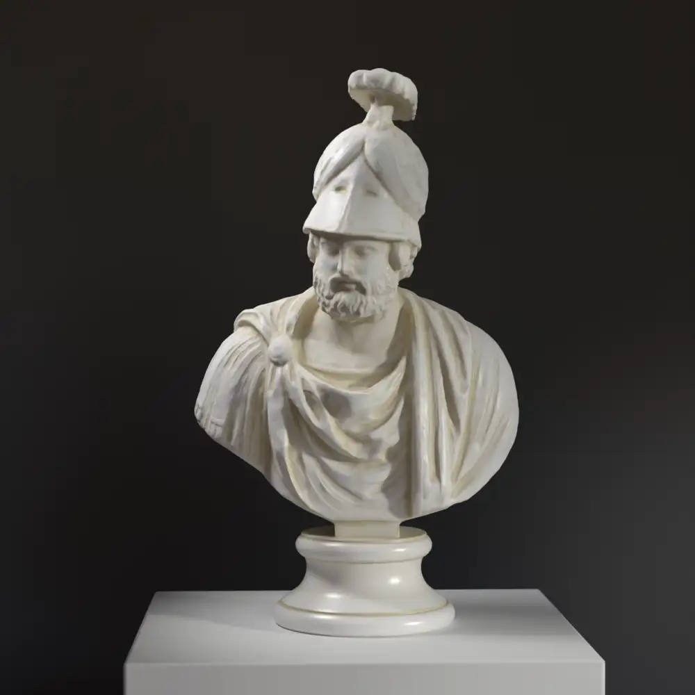Replik der Skulptur von Pyrrhus in Florenz, Italien.
