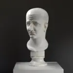 Büste von Scipio Africanus, detailreiche Replik aus hochwertigem Harz.