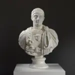 Büste von Theodosius II im Louvre Lens, Frankreich