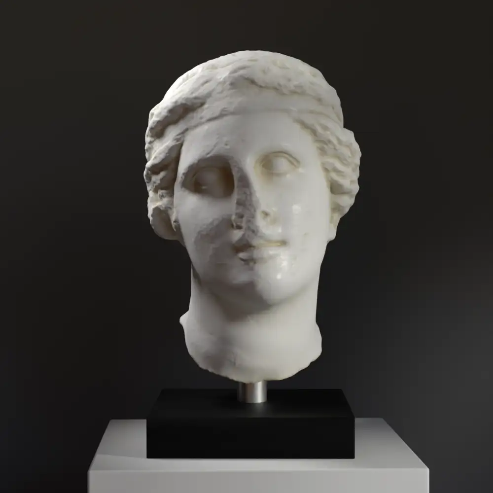 Büste des weiblichen Kopfes, Nachbildung klassischer griechischer Kunst