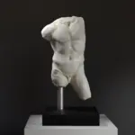 Replik des griechischen männlichen Torsos aus hochwertigem Harz