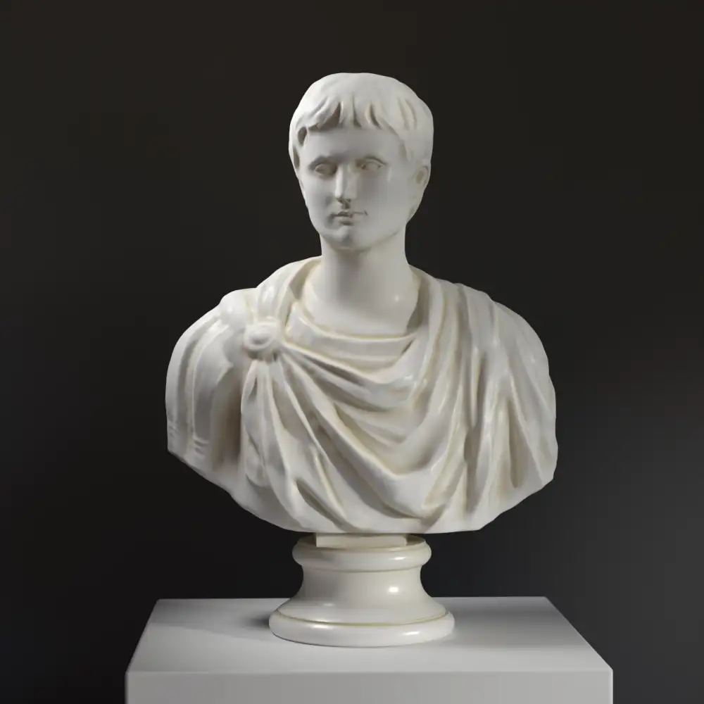 Büste von Augustus im Staatlichen Hermitage Museum St. Petersburg