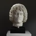 Büste von Eubouleus, detailreiche Replik aus hochwertigem Harz.