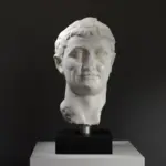 Büste von Marcus Antonius aus hochwertigem Harz