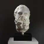 Skulptur von Herakles als Boxer in detailreicher Ausführung.