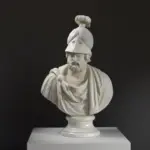 Büste von Pyrrhus, antike römische Kunst, 16. Jahrhundert.