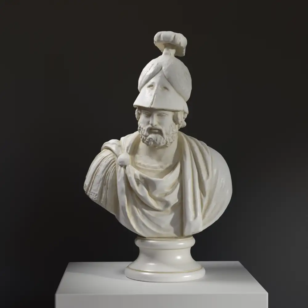 Büste von Pyrrhus, antike römische Kunst, 16. Jahrhundert.