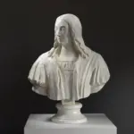 Büste von Raphael im Louvre Paris, handgefertigt aus Resin.