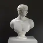 Büste des Tiberius, römischer Kaiser von 14 bis 37 n. Chr.